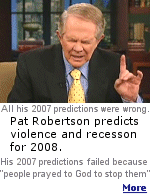 Robertson said God told him who will be elected president in November, but won't say, because Andy Rooney on ''60 Minutes'' will make fun of him.